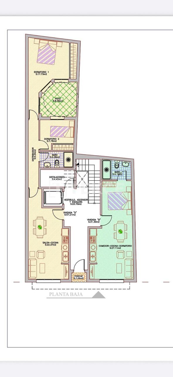 Attico a Torrevieja, Spagna, 60 m² - foto 1
