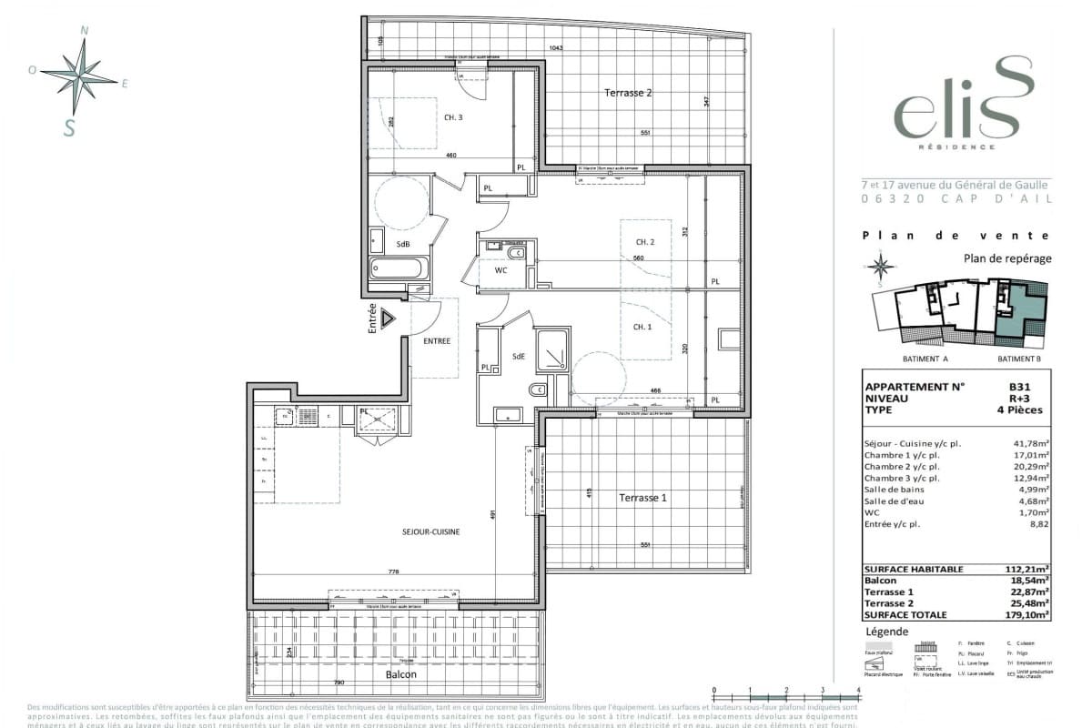 Apartment in Cap d'Ail, Frankreich, 133 m² - Foto 8