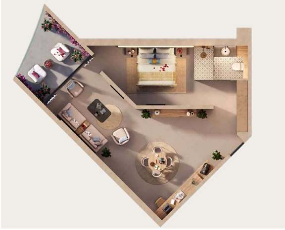 Appartement à Dubaï, EAU, 57 m² - image 5