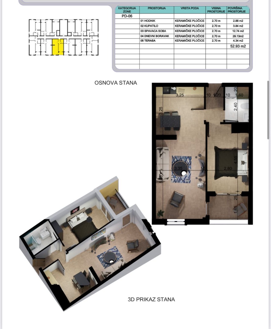 Piso en el Bar, Montenegro, 31 m² - imagen 12