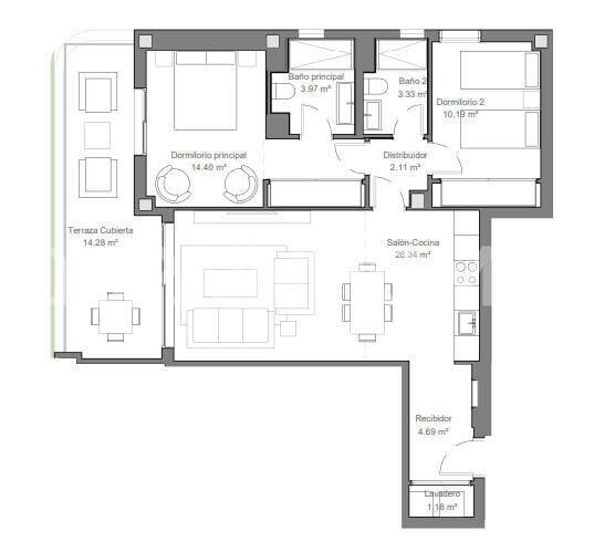 Appartement à Torremolinos, Espagne, 66 m² - image 14