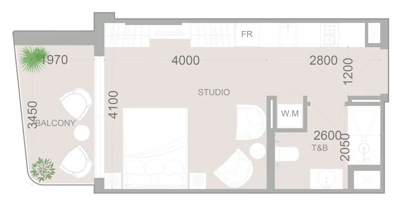 Estudio en Dubái, EAU, 36 m² - imagen 15