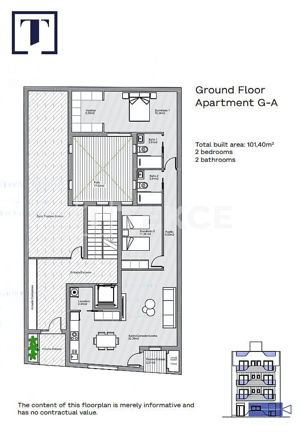 Penthouse à Torrevieja, Espagne, 69 m² - image 9