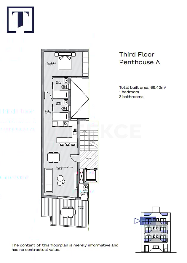 Apartment in Torrevieja, Spain, 101 m² - picture 14