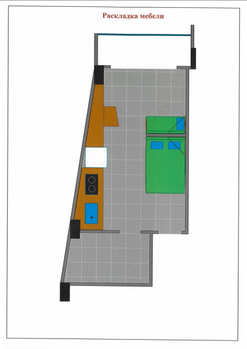 Apartment in Batumi, Georgia, 34.25 m² - picture 8
