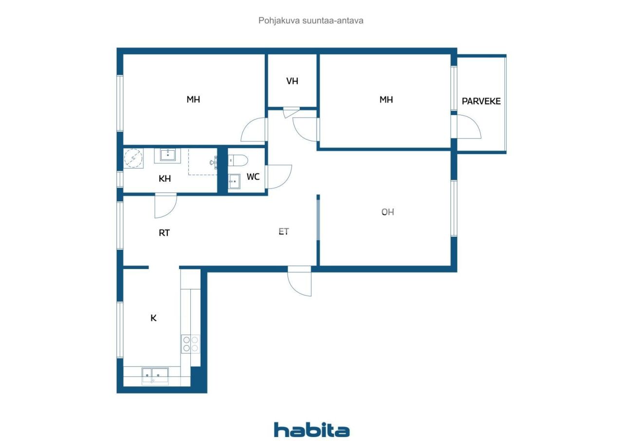 Apartment in Vantaa, Finnland, 74 m² - Foto 2