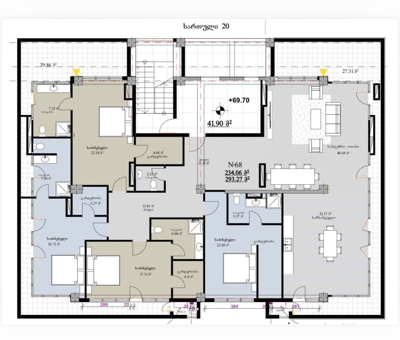 Flat in Tbilisi, Georgia, 293 m² - picture 9