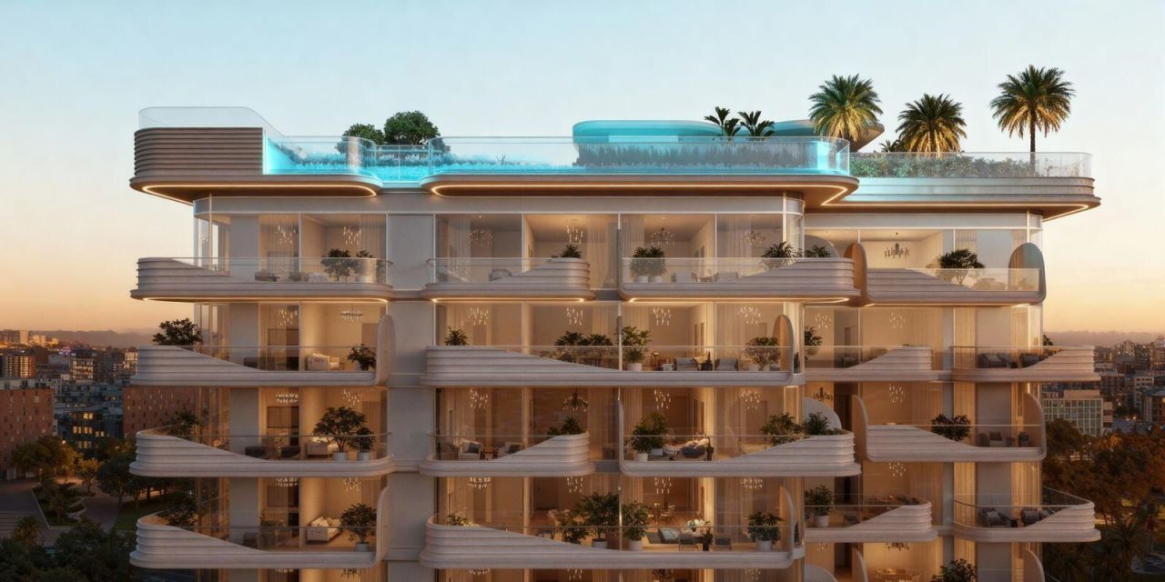 Appartamento a Dubai, EAU, 121 m² - foto 1