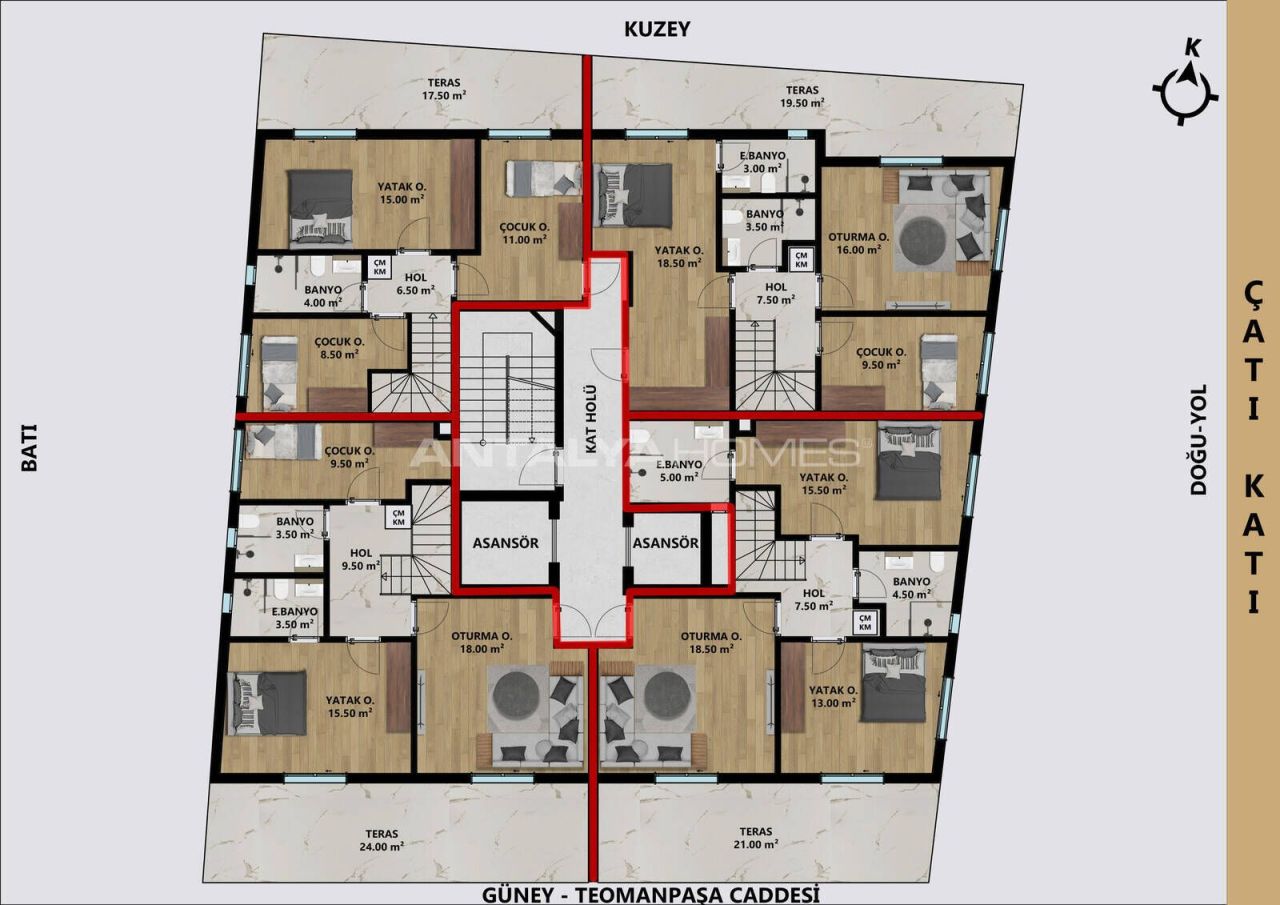 Appartement à Antalya, Turquie, 120 m² - image 15