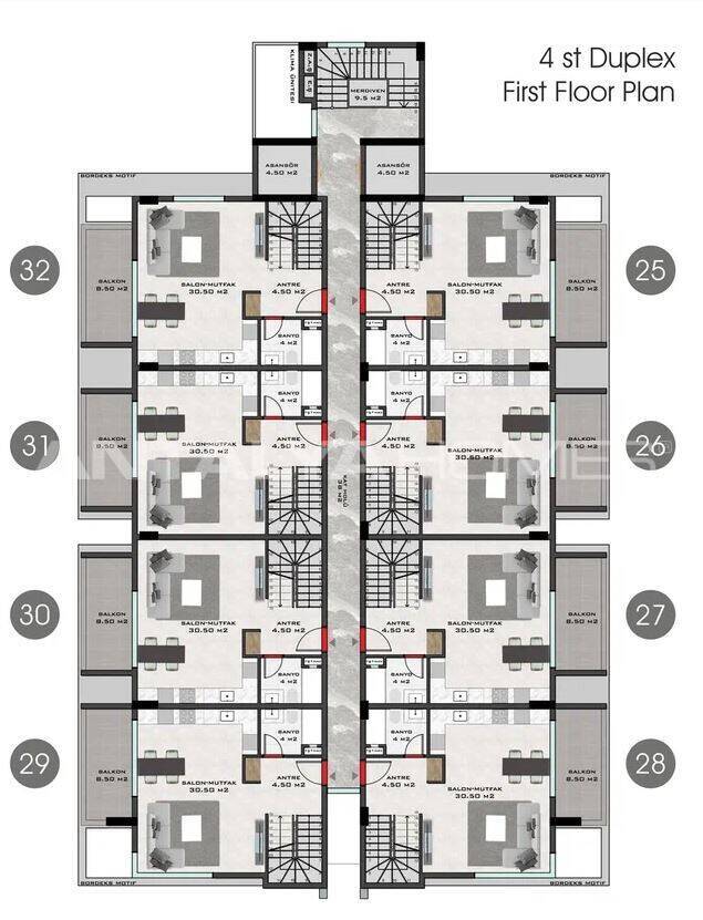 Apartment in Alanya, Türkei, 57 m² - Foto 17
