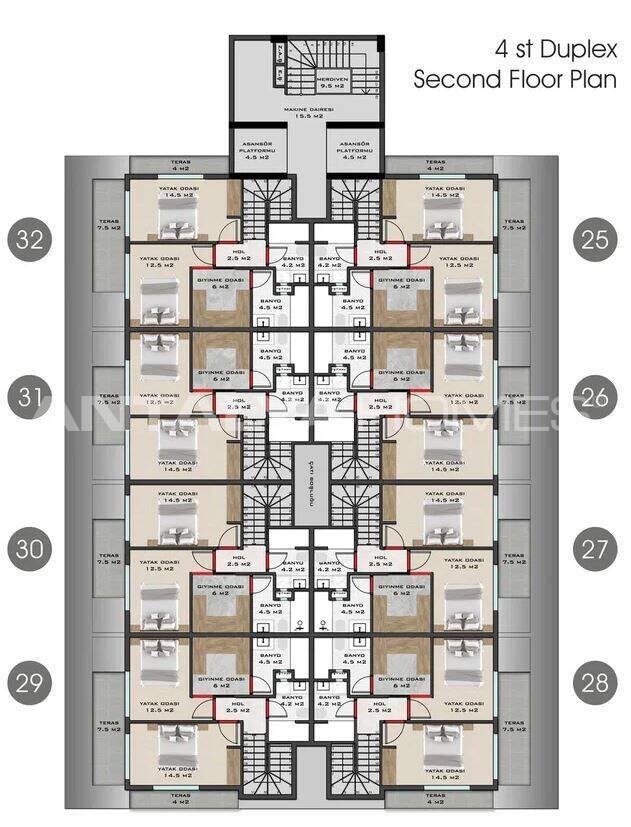 Apartment in Alanya, Türkei, 57 m² - Foto 18
