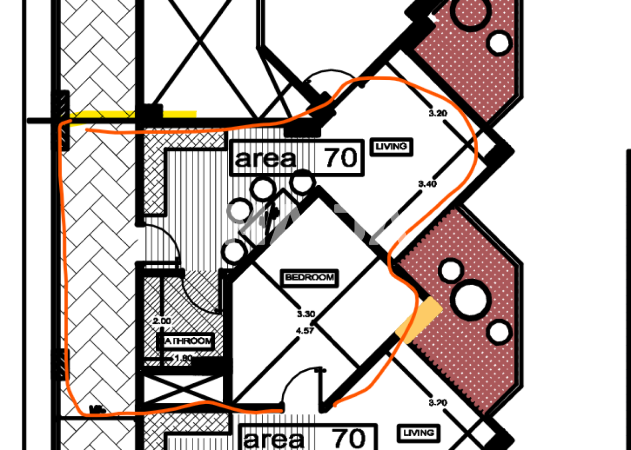 Apartment in Hurghada, Egypt, 70 m² - picture 2