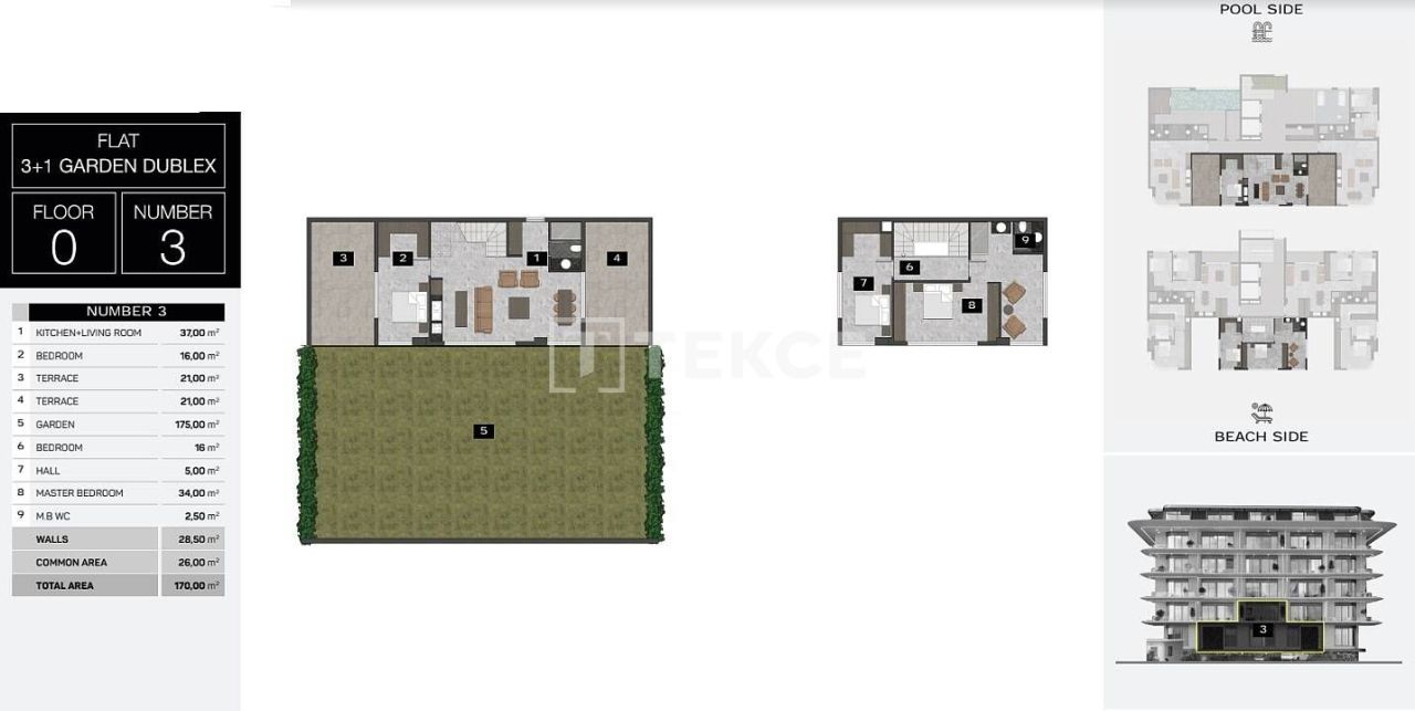 Apartment in Alanya, Türkei, 175 m² - Foto 8