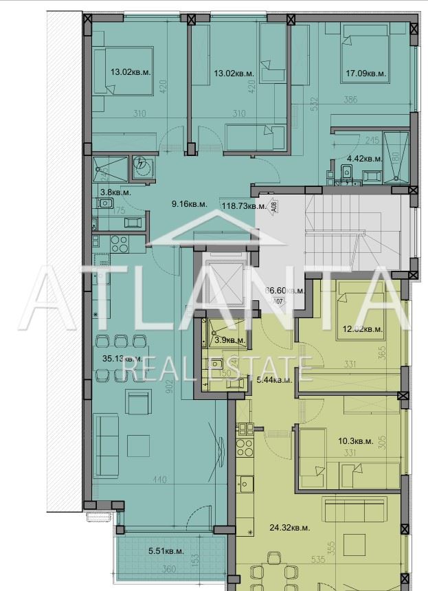 Appartamenti a Varna, Bulgaria, 145 m² - foto 2
