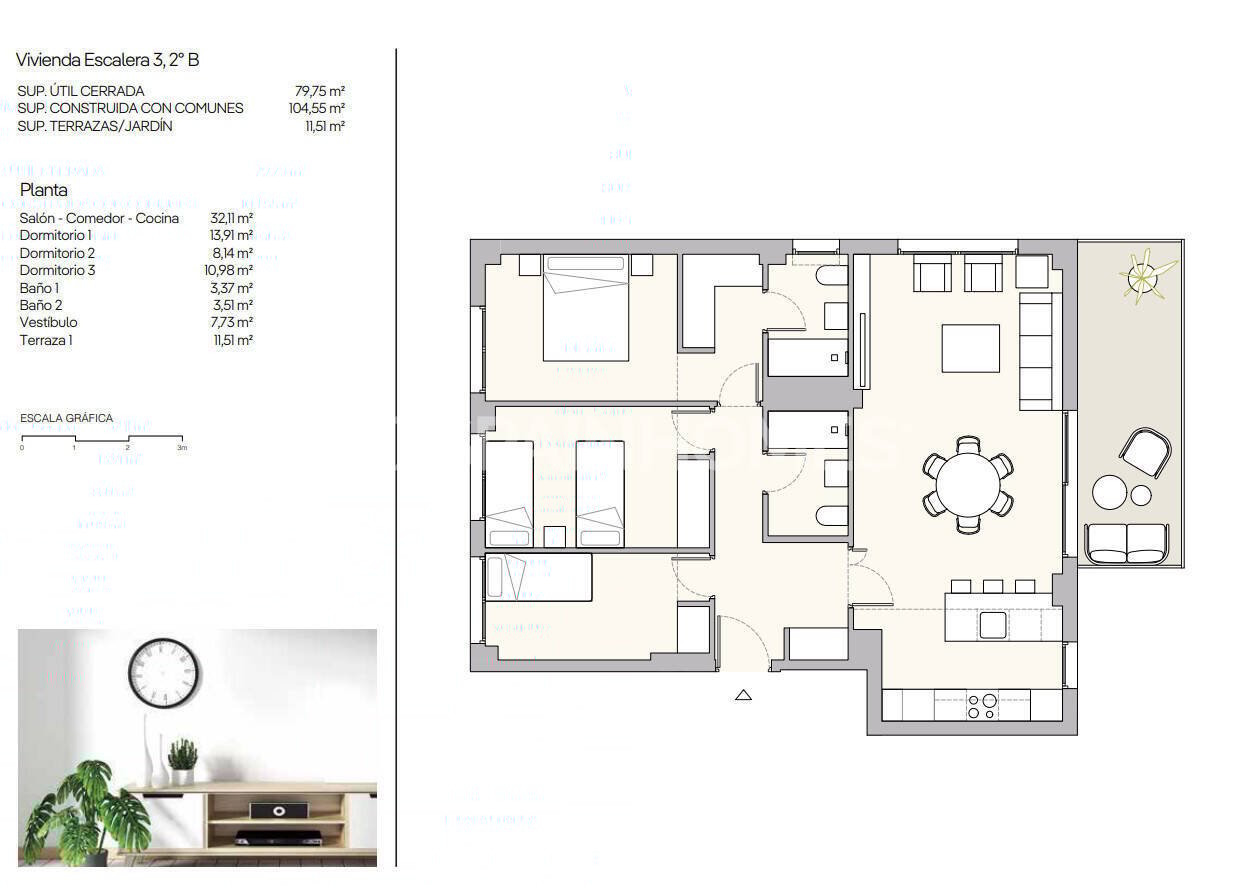 Penthouse in Murcia, Spain, 90 m² - picture 12