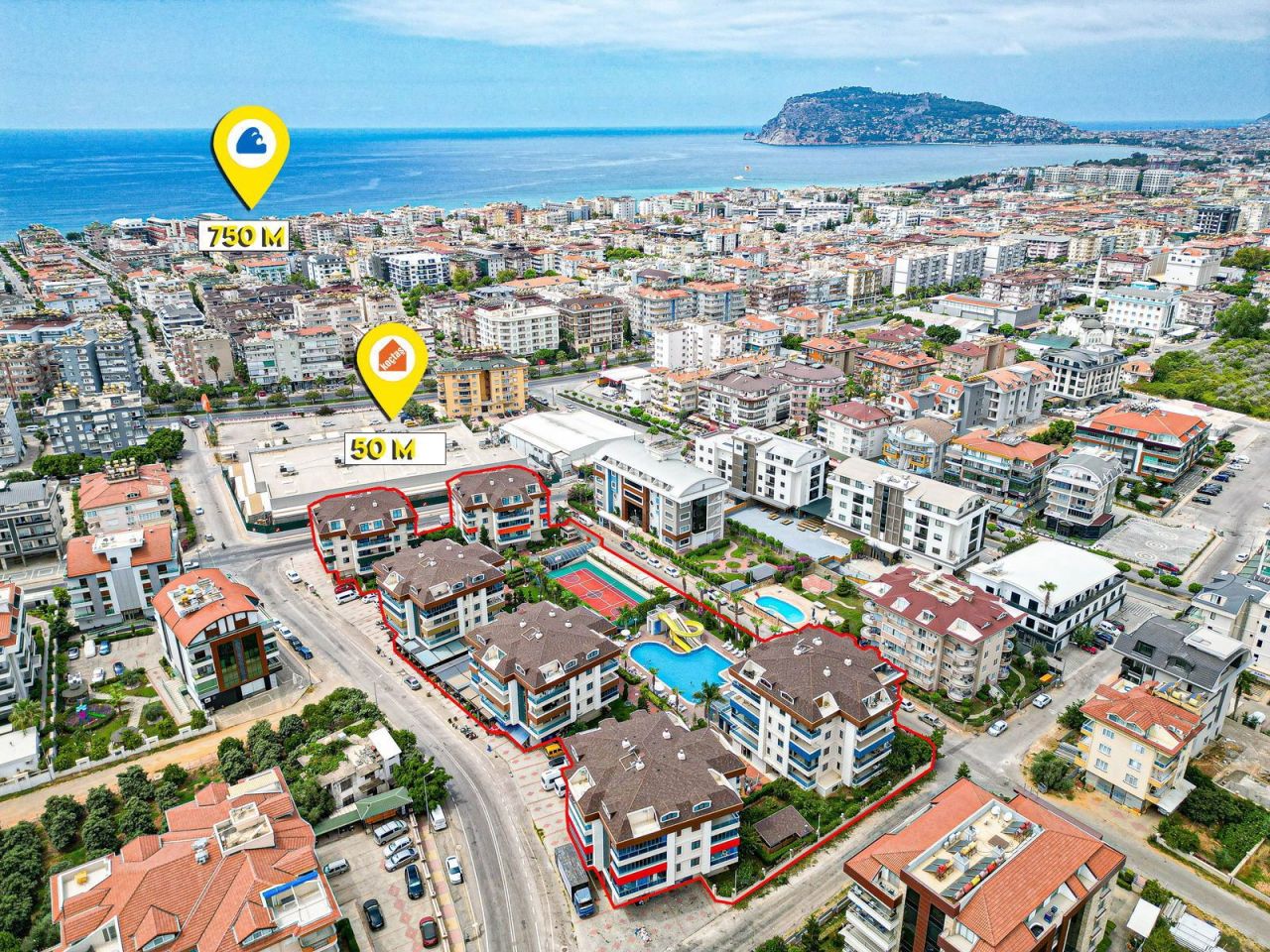 Apartment in Alanya, Türkei, 135 m² - Foto 2
