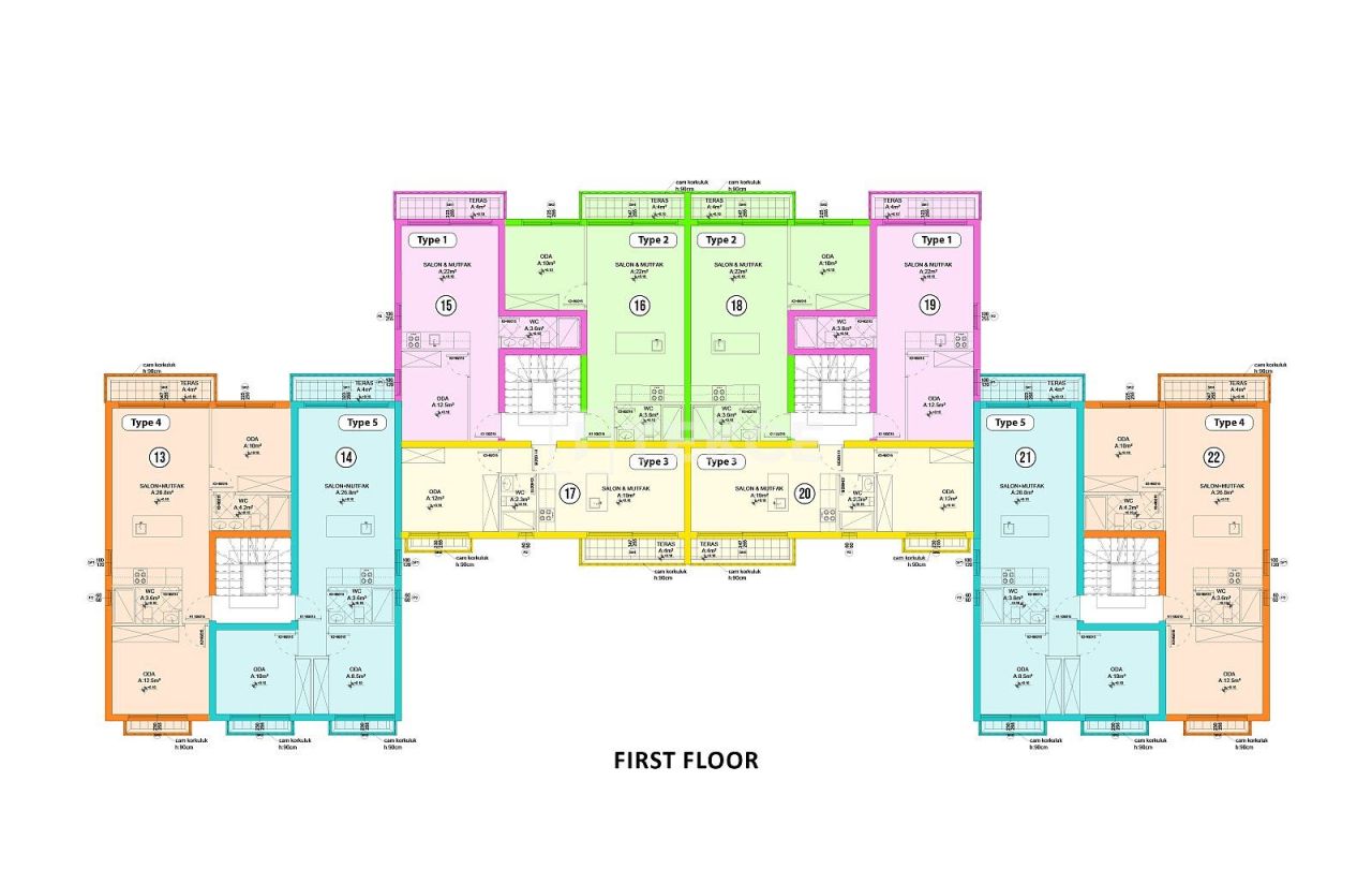 Apartment in Gazimagusa, Cyprus, 46 m² - picture 10