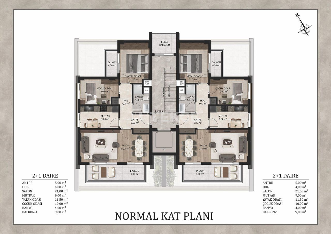 Appartement à Antalya, Turquie, 125 m² - image 15