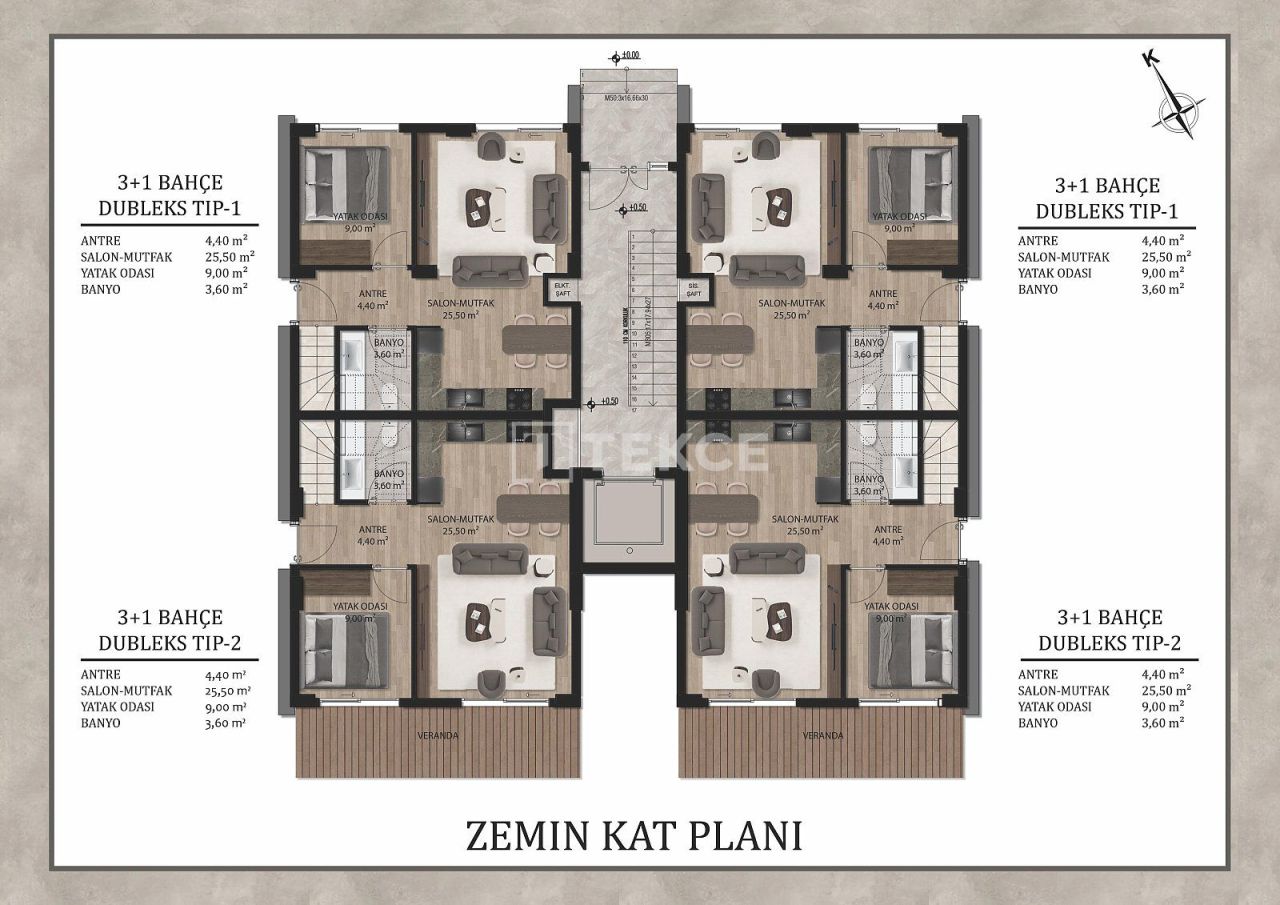 Appartamenti a Antalya, Turchia, 105 m² - foto 17