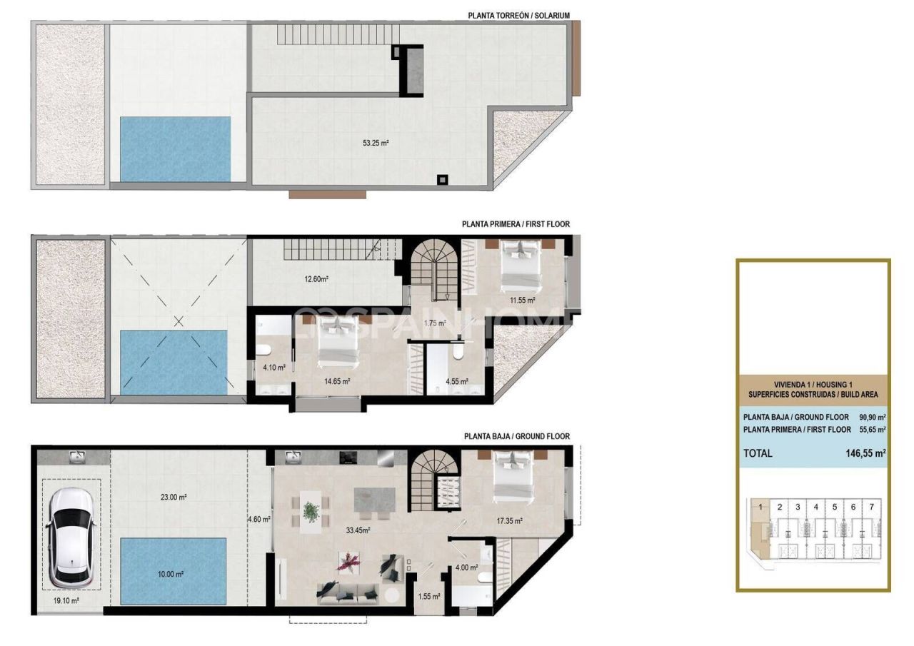 Maison urbaine à San Javier, Espagne, 125 m² - image 12
