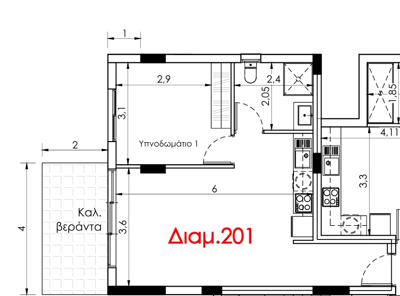 Apartamento en Limasol, Chipre, 58 m² - imagen 2