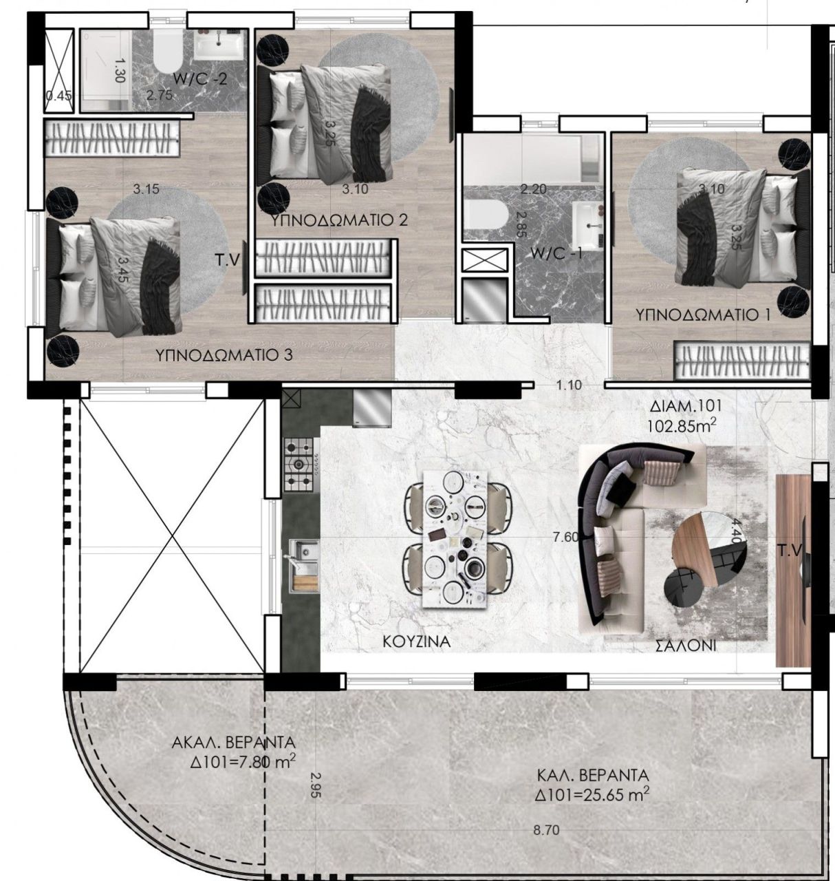 Appartement à Limassol, Chypre, 128 m² - image 14