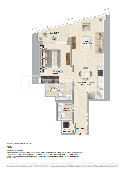 Apartment in Dubai, VAE, 64 m² - Foto 11