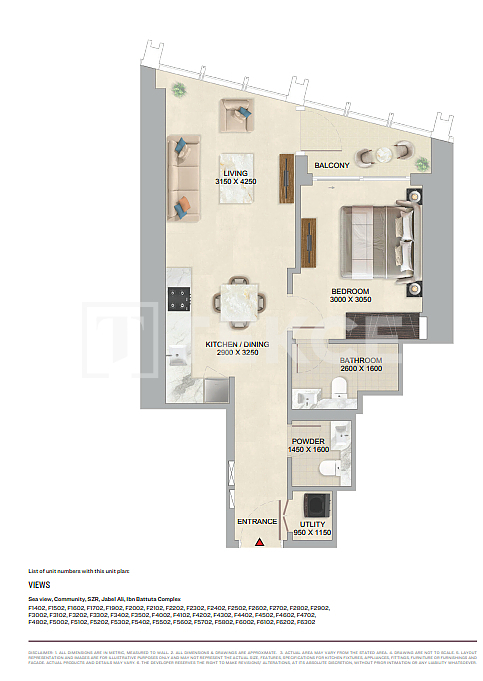 Apartment in Dubai, VAE, 64 m² - Foto 15