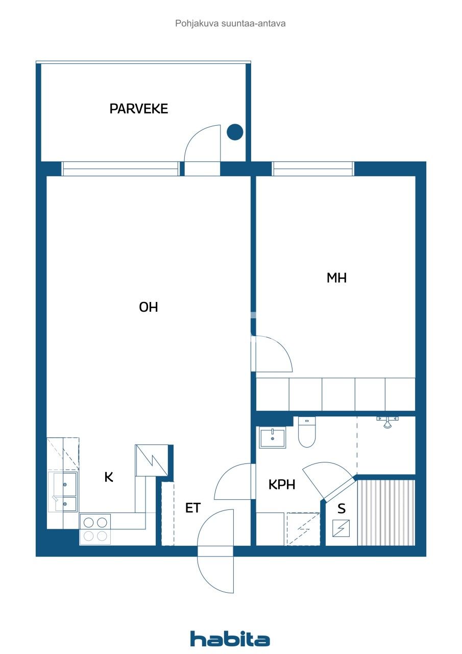 Appartamenti a Tampere, Finlandia, 43 m² - foto 2