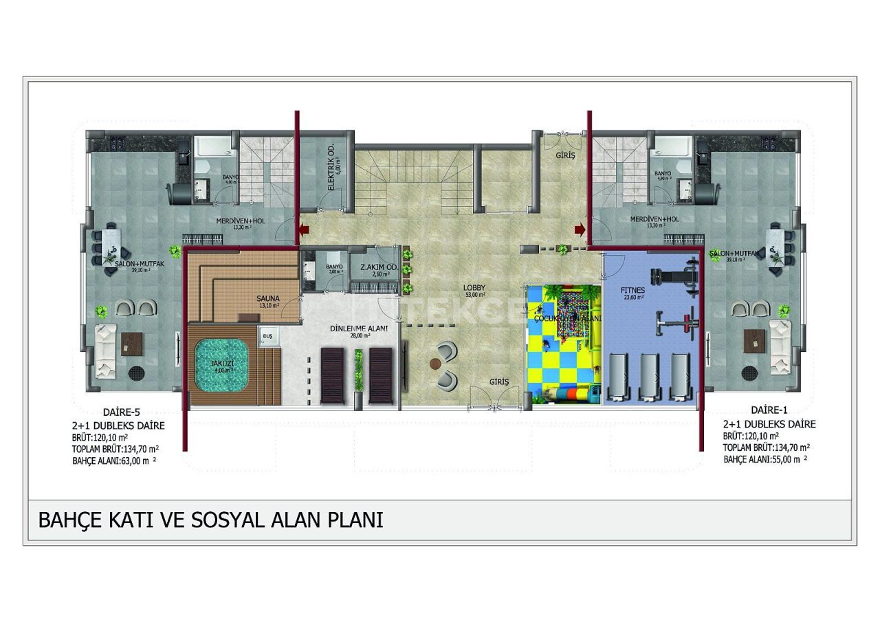 Apartamento en Alanya, Turquia, 134 m² - imagen 16