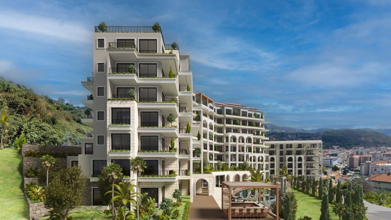 Piso en Budva, Montenegro, 93 m² - imagen 7