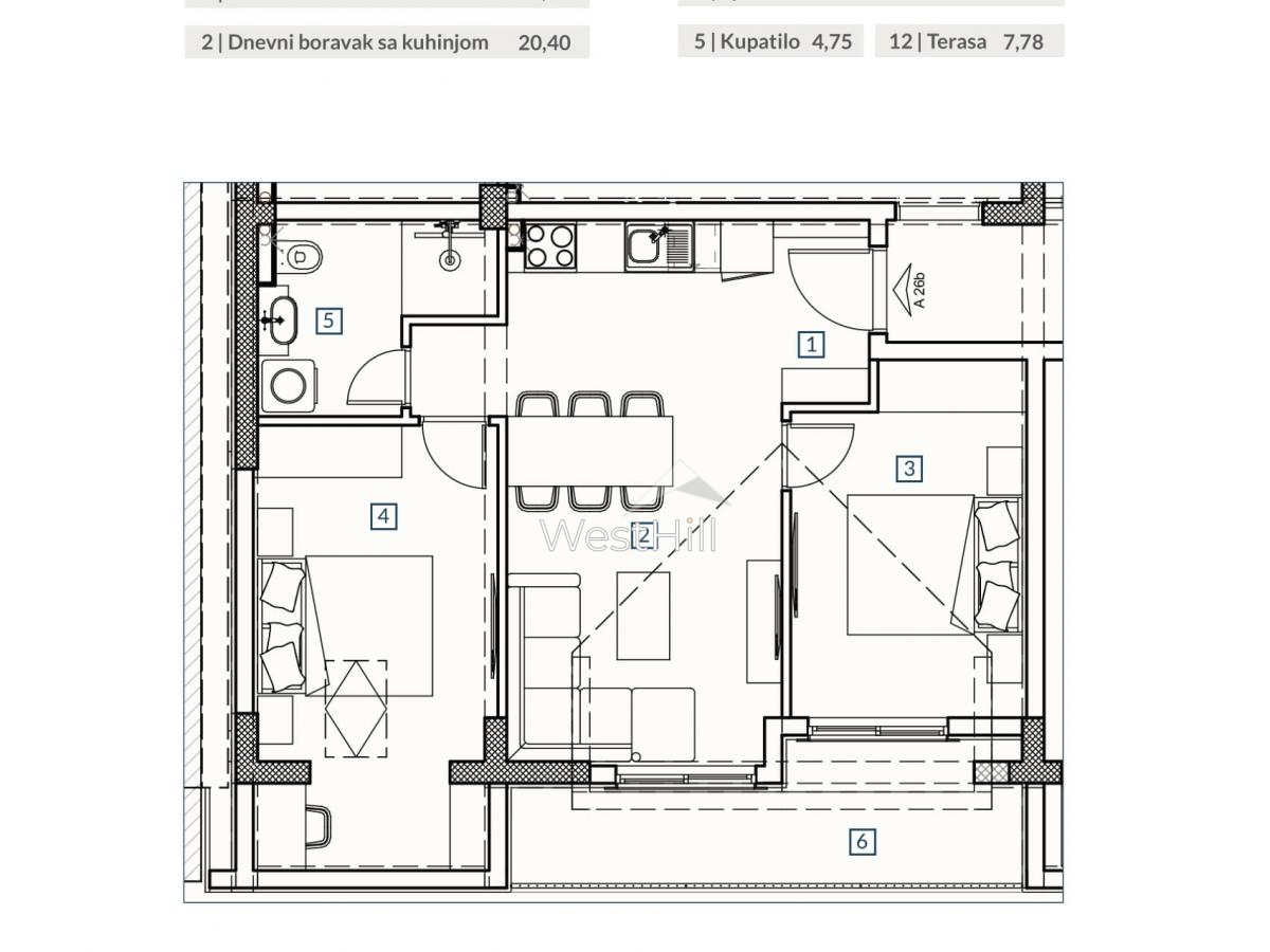Appartamenti a Budva, Montenegro, 35 m² - foto 14