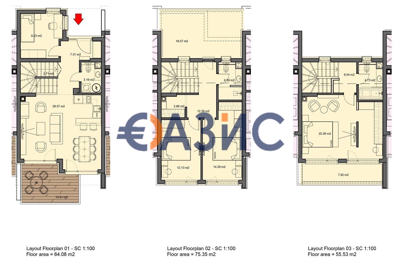 Haus in Nessebar, Bulgarien, 193.8 m² - Foto 18