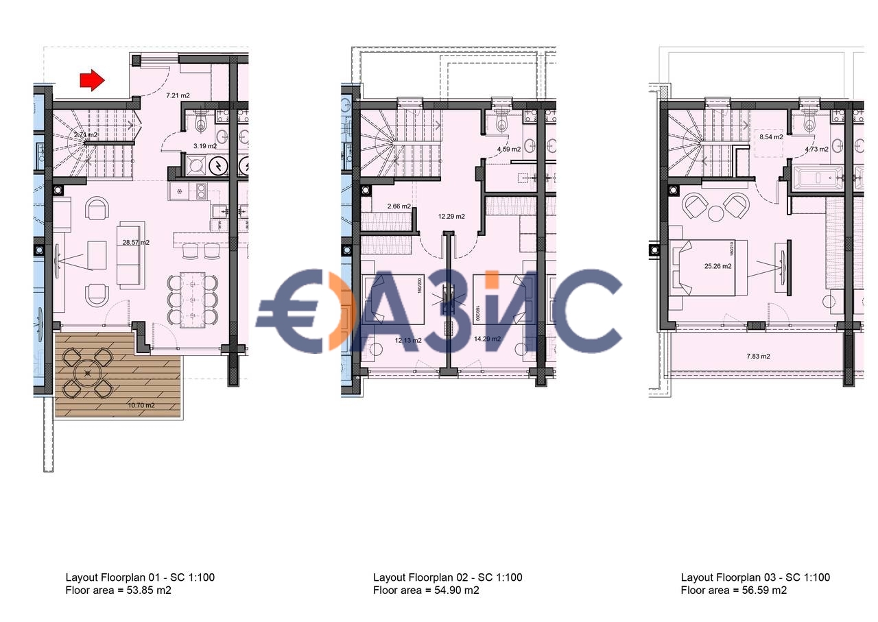 Haus in Nessebar, Bulgarien, 164.8 m² - Foto 19