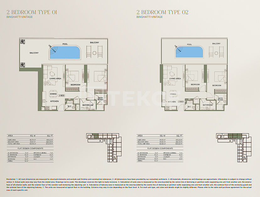 Appartamenti Majan, EAU, 50 m² - foto 14