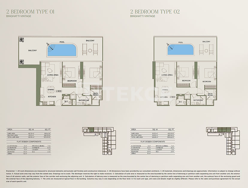 Apartment Majan, VAE, 204 m² - Foto 14