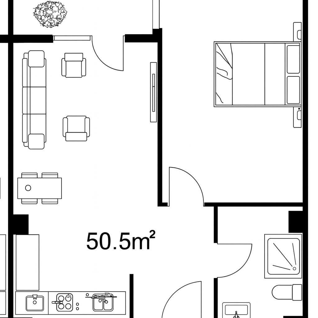 Appartement à Tbilissi, Géorgie, 50 m² - image 1