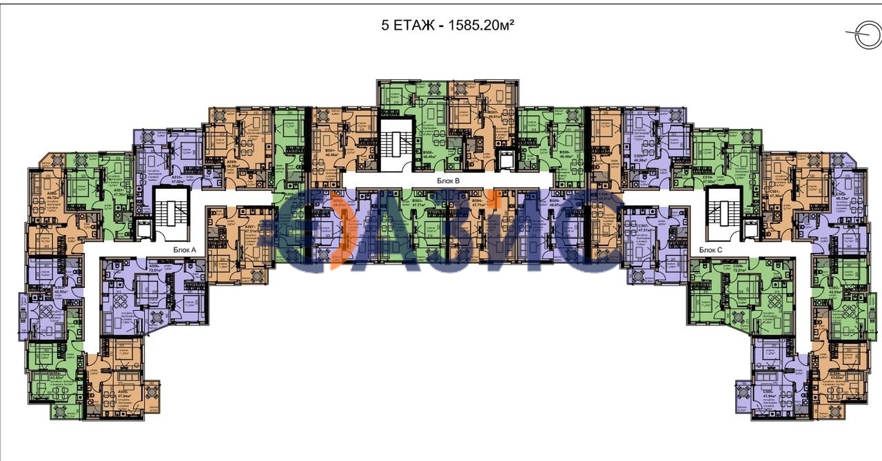 Appartement à Ravda, Bulgarie, 83.7 m² - image 13
