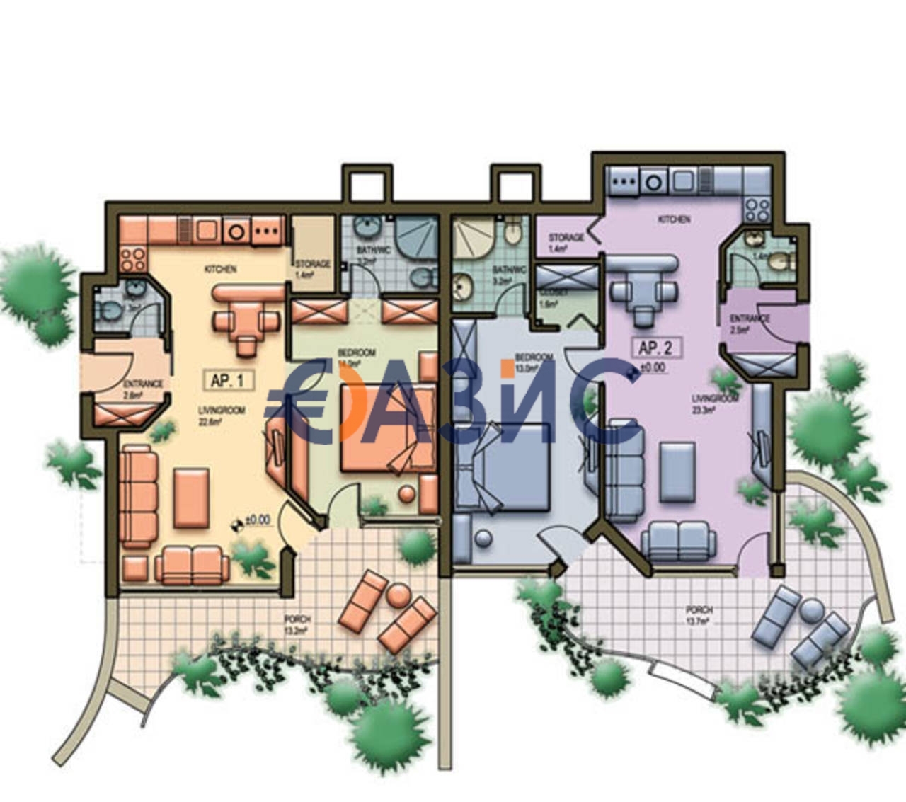 Apartamento en Kosharitsa, Bulgaria, 133 m² - imagen 18