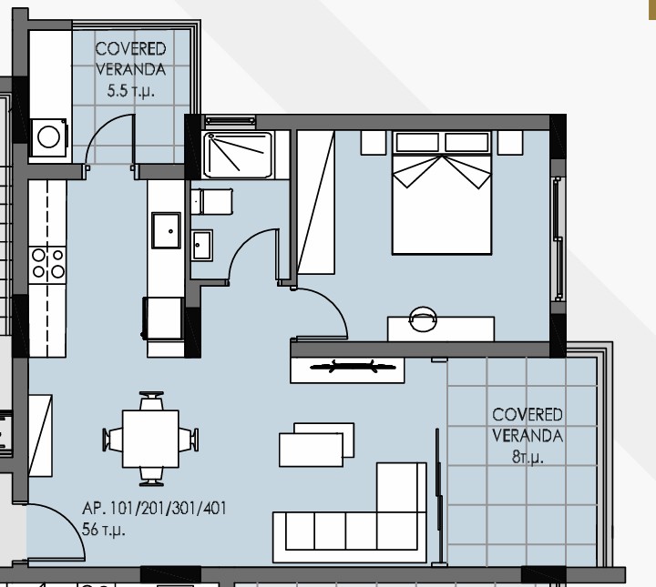 Apartment in Limassol, Zypern, 72 m² - Foto 5