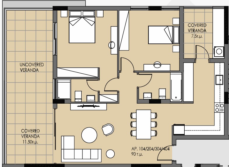 Apartment in Limassol, Cyprus, 112 m² - picture 6