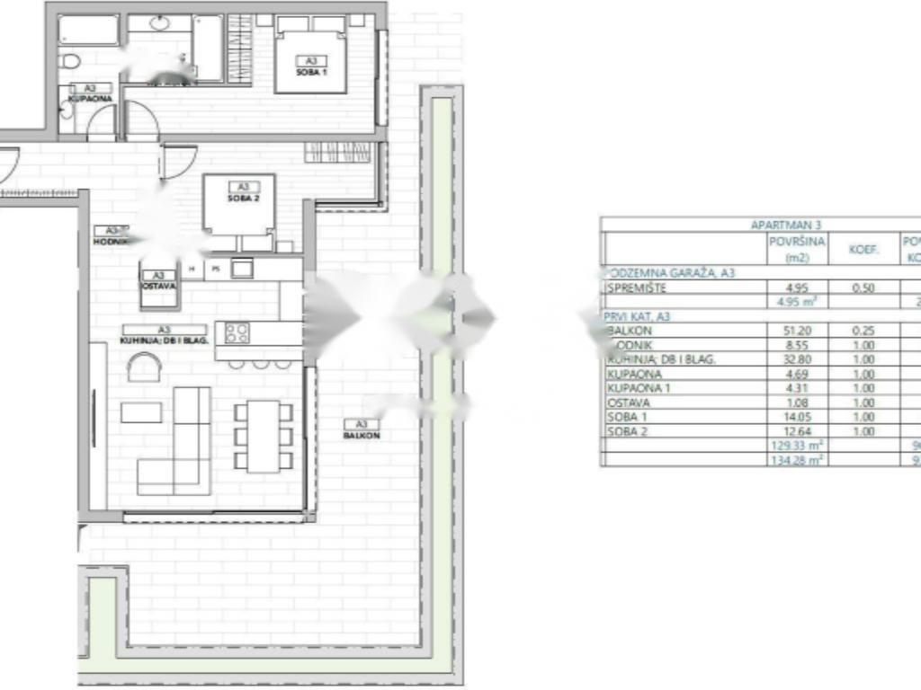 Flat in Opatija, Croatia, 120 m² - picture 14