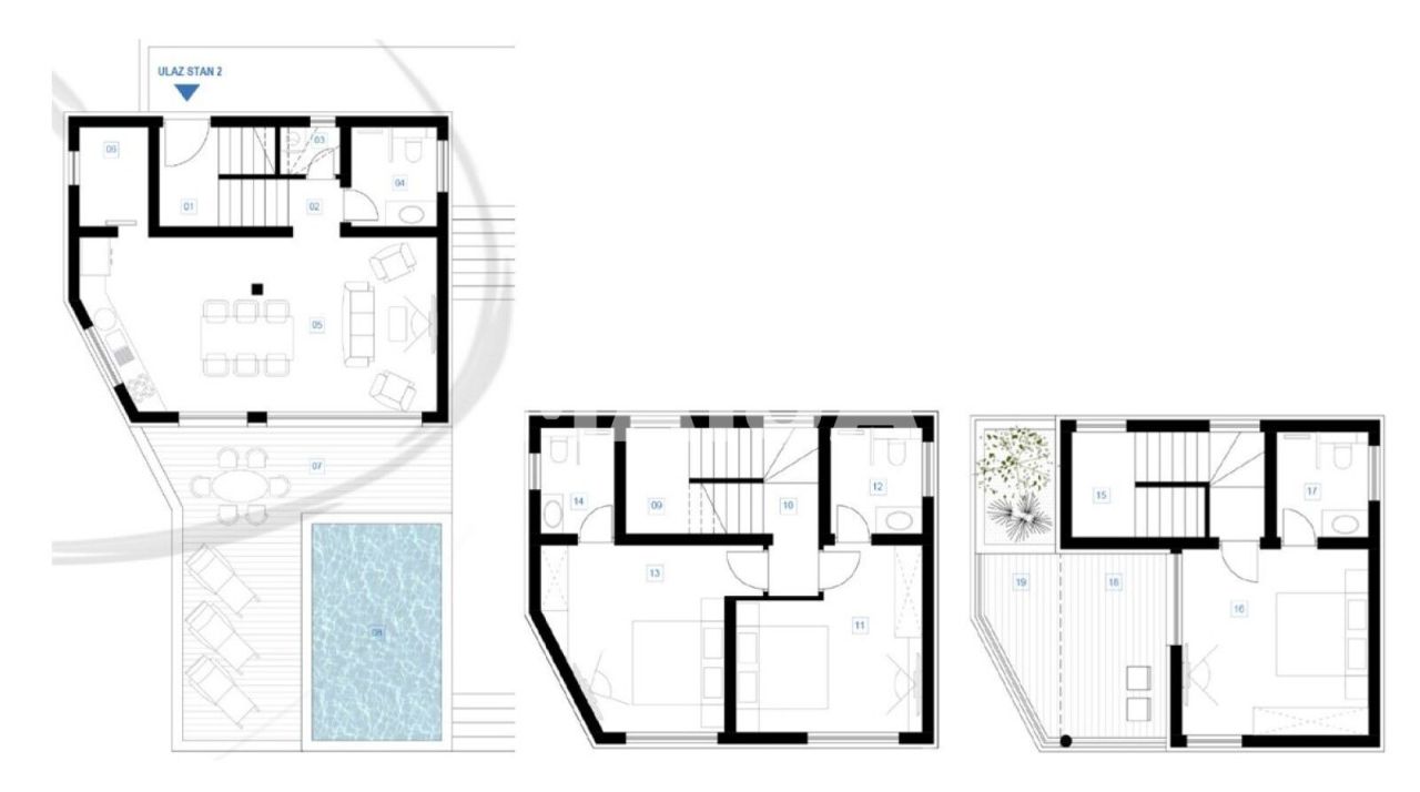 Villa a Zara, Croazia, 144 m² - foto 2