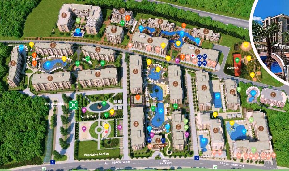 Estudio en Sunny Beach, Bulgaria, 36 m² - imagen 9