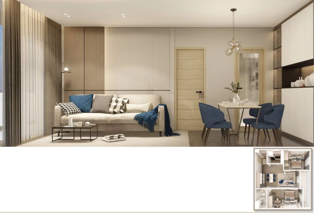 Apartment in Phuket, Thailand, 59.77 m² - picture 3