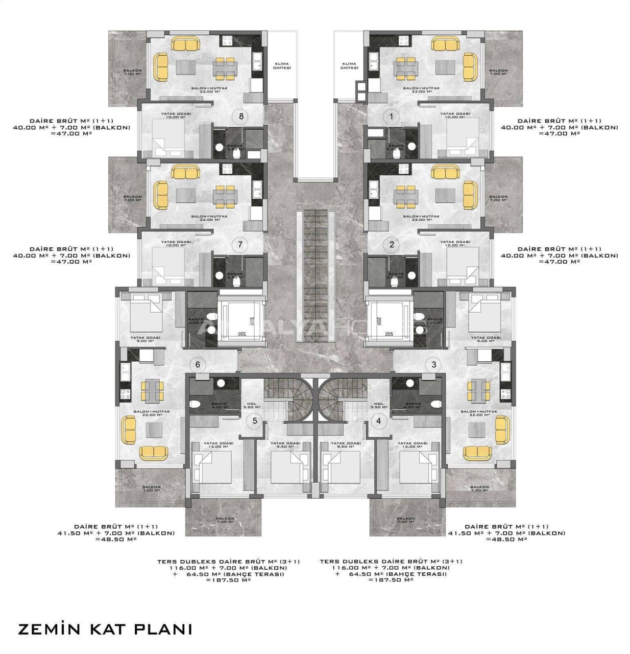 Appartement à Alanya, Turquie, 47 m² - image 8