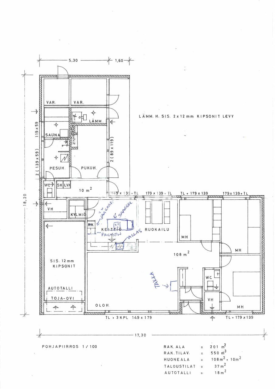 House Keminmaa, Finland, 118 m² - picture 2