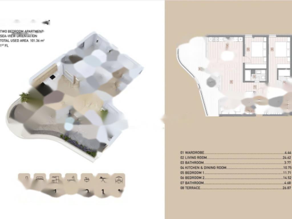 Flat in Opatija, Croatia, 101 m² - picture 1