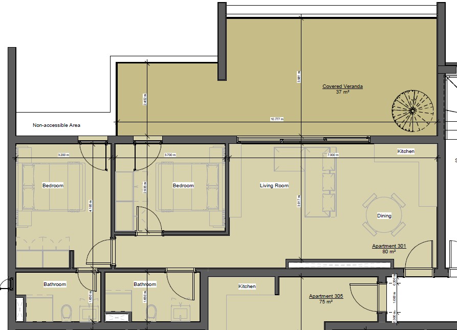 Penthouse in Limassol, Zypern, 117 m² - Foto 14