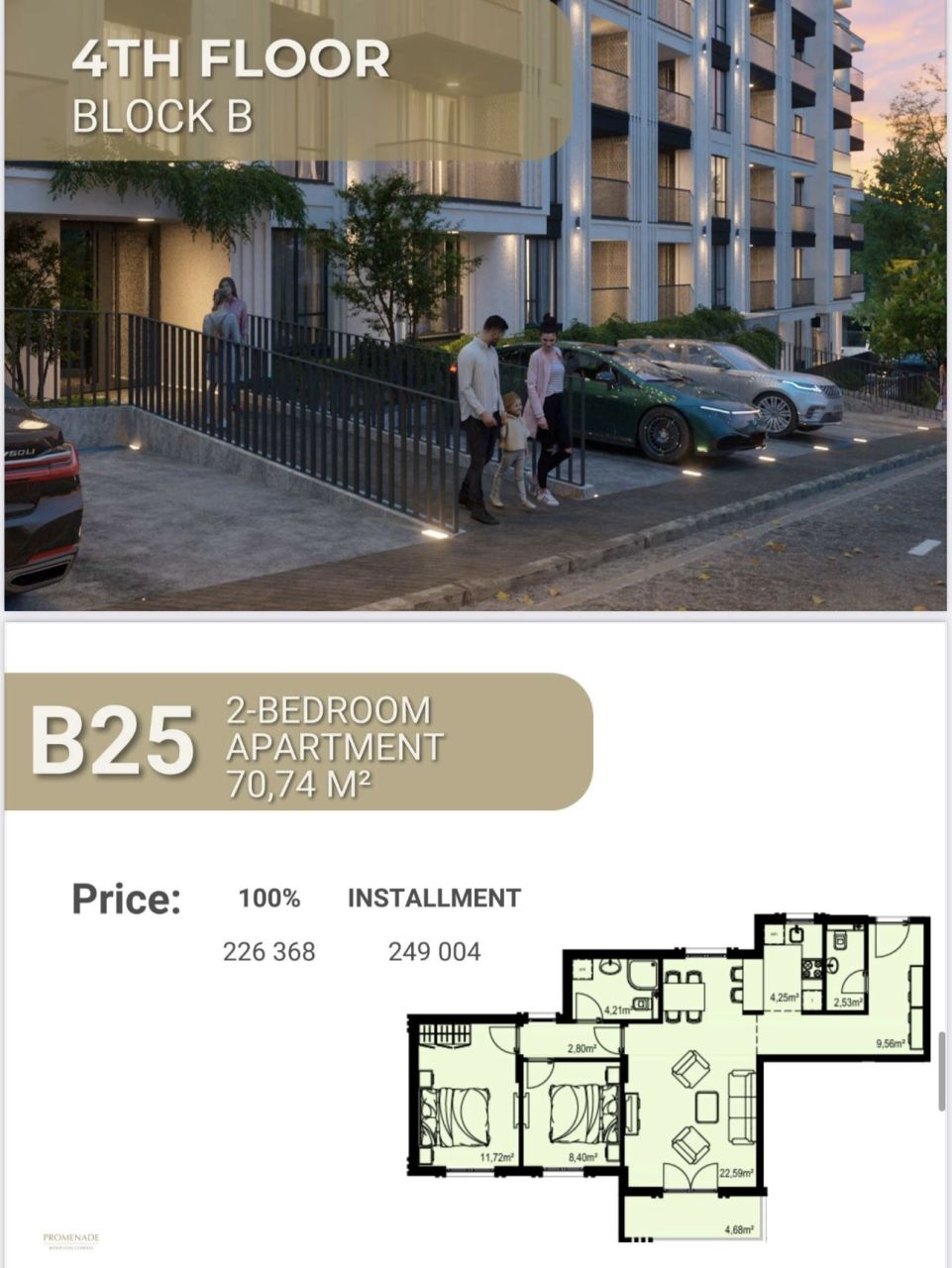 Apartment in Budva, Montenegro, 57 m² - Foto 5